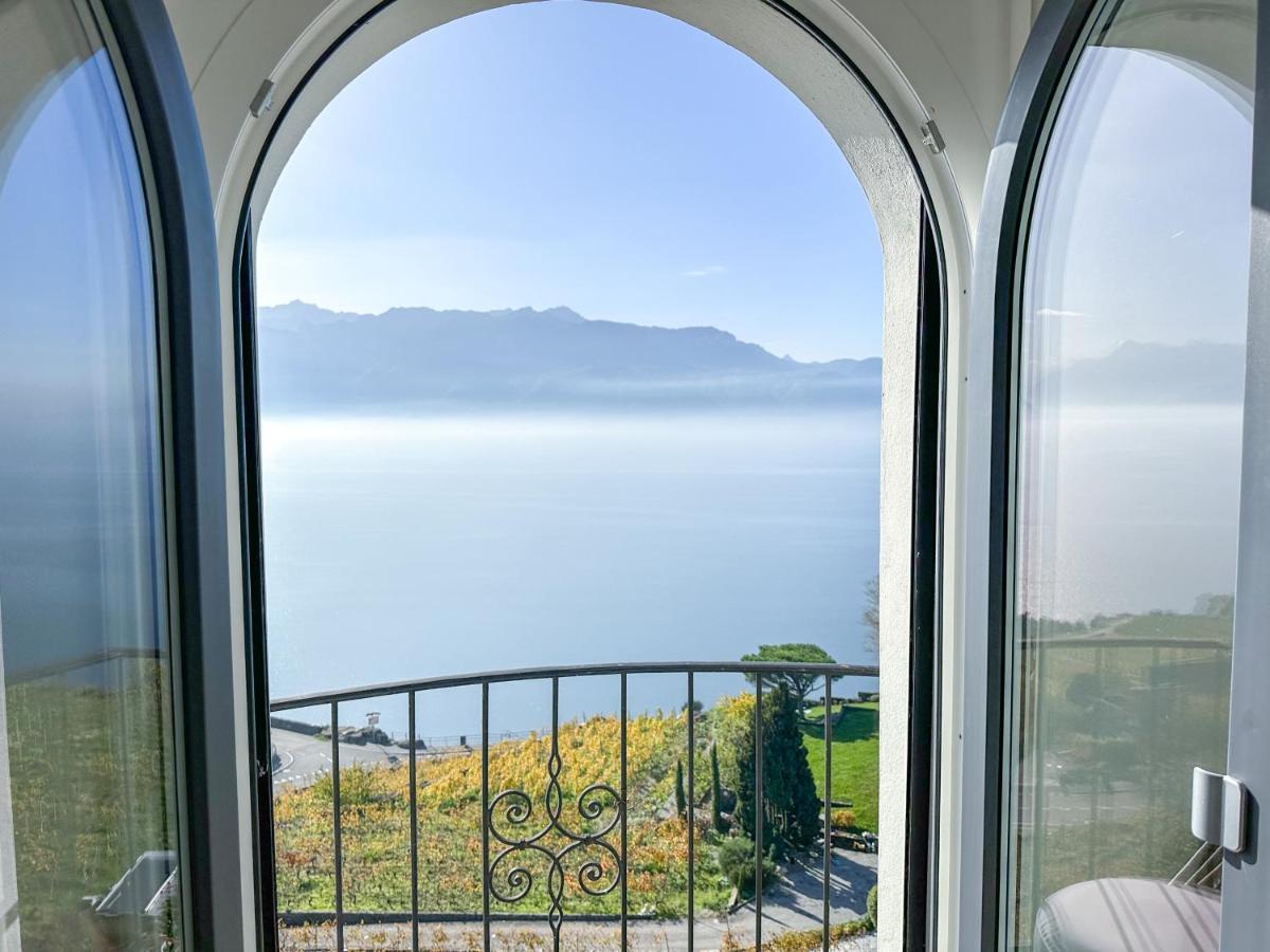 Room With 360° View Overlooking Lake Geneva And Alps Puidoux Buitenkant foto