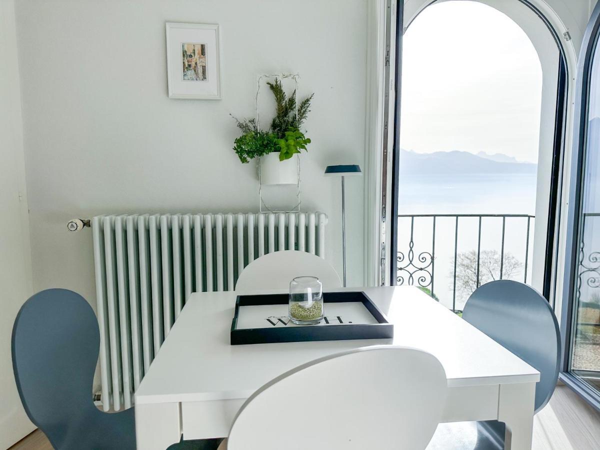 Room With 360° View Overlooking Lake Geneva And Alps Puidoux Buitenkant foto